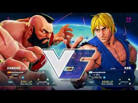 Street Fighter V - Ranked - Quitter #4 - monjedkhatib