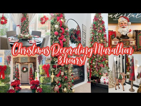 🎄 CHRISTMAS DECORATING MARATHON // OVER 3 HOURS OF DECORATING FOR CHRISTMAS