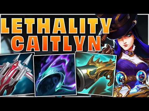 Lethality Caitlyn Bot Lane - One-Shotting with Full Lethality Build!