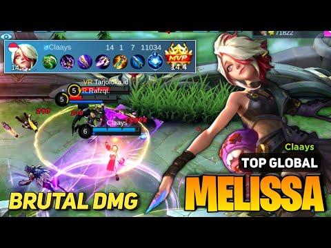 Melissa Best Build 2023 [ Melissa Top Global Gameplay ] Claays - Mobile Legends