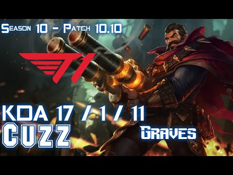 T1 Cuzz GRAVES vs ELISE Jungle - Patch 10.10 KR Ranked
