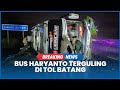Haryanto Bus Overturns On Batang Toll Road Killing 3 And Injuring 20