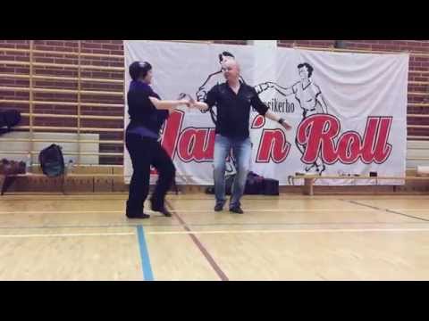 Rake Salo and Hanna Tuominen demo dance