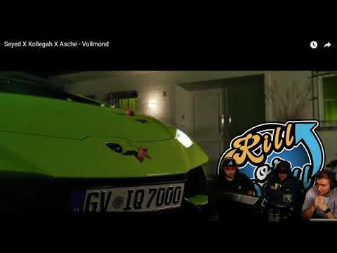 Kollegah läuft sich warm für ZHT5 😳 Seyed X Kollegah X Asche - Vollmond Reaction