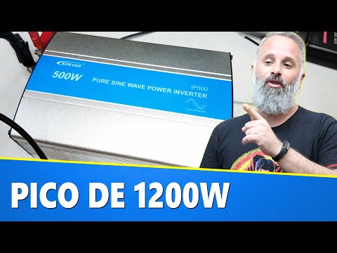 INVERSOR Epever 500W 12V Suportou 1200W no PICO, Este liga GELADEIRA