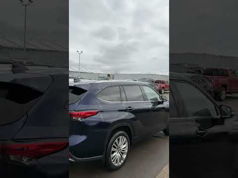 2022 Toyota Highlander Limited AWD in Blue for sale at Forbes Waterloo Toyota in Waterloo, ON