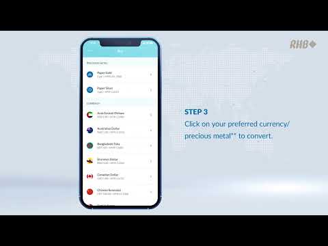 RHB Multi Currency Account Tutorial: RHB Mobile Banking App