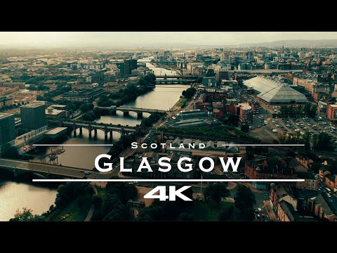 Glasgow, Scotland 🏴󠁧󠁢󠁳󠁣󠁴󠁿 - by drone [4K]