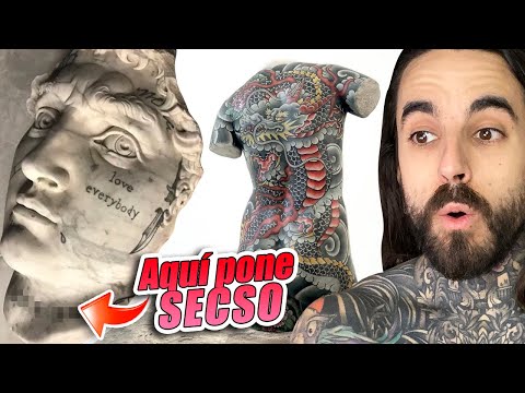 ESCULTURAS con TATUAJES JAPONESES & IGNORANT 😲El arte de Fabio Viale