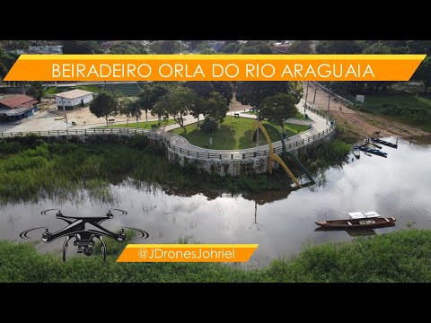 @JDronesJohriel Beiradeiro Orla do Rio Araguaia Asa da Gaivota portal da Praia das Gaivotas #jdrones