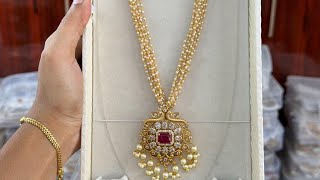 #latestjewellery #onegramgoldjewellery #fashionjewellery #wholesalejewellery #necklace#pearls#chain