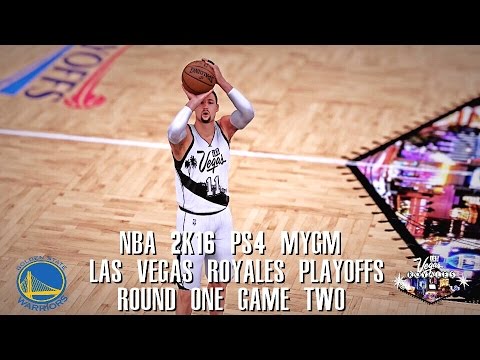 NBA 2K16 PS4 Las Vegas MYGM Playoffs R1G2 - 4TH QUARTER COMEBACK!?