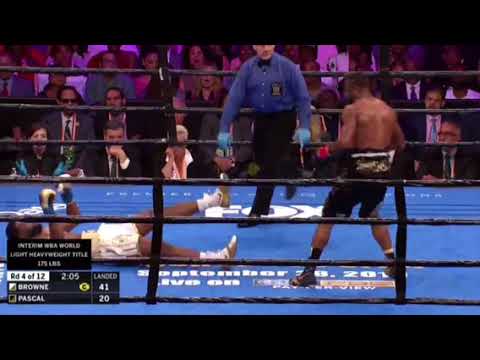 JEAN PASCAL VS MARCUS BROWNE FULL FIGHT REVIEW: PASCAL 3 KNOCKDOWNS SHOCKS BROWNE