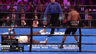 Download lagu JEAN PASCAL VS MARCUS BROWNE FULL FIGHT REVIEW: PASCAL 3 KNOCKDOWNS SHOCKS BROWNE mp3