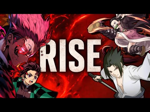 Anime Mix [AMV / 4k] "RISE" | Epic Anime Music Compilation