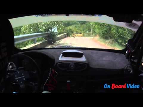 Cameracar 27°Rally del Tartufo 2015 Ronzano-Nebiolo Renault Clio R3C 2° di classe