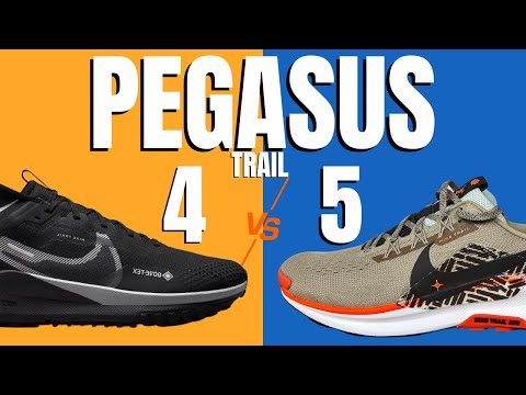 NIKE Pegasus Trail 5 vs 4 Comparison – Best Nike Trail Shoe Yet?