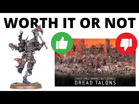 Chaos Space Marine Battleforces - a Good Deal or NOT? Dread Talons + Veterans of the Long War Boxes