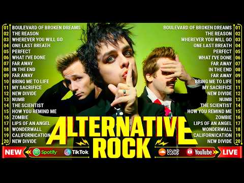 Green Day, Simple Plan, Linkin Park, Creed, Hinder, Hoobastank - BEST ALTERNATIVE ROCK 2000s
