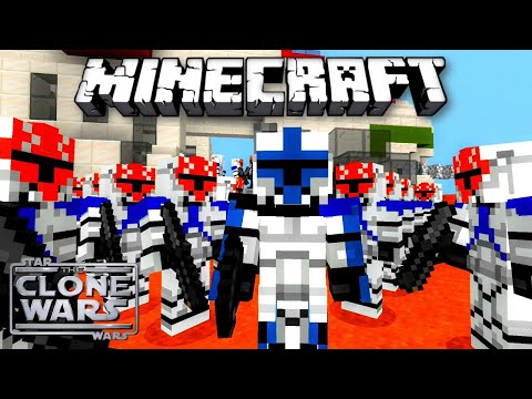 501st HUNT For JEDI! - Minecraft : Star Wars The Clone wars Mod (Star wars Series)