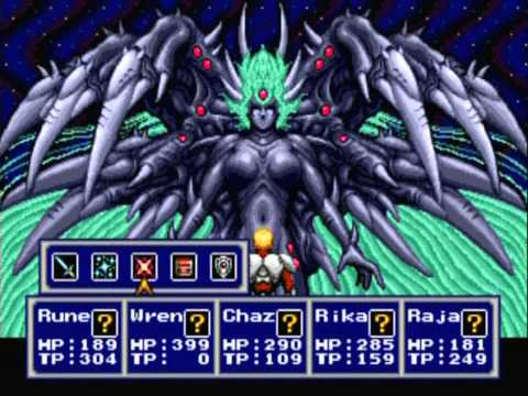 Phantasy Star IV Final Boss Fight and Ending