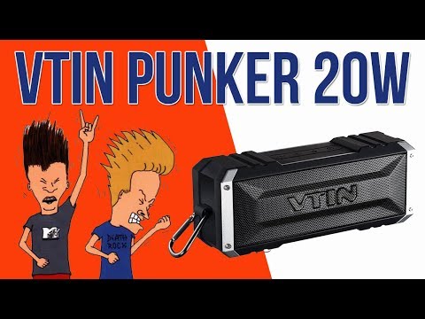 VTIN PUNKER 20W - МОЩНАЯ ПРОТИВОУДАРНАЯ BLUETOOTH КОЛОНКА С АЛИЭКСПРЕСС