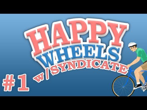 Happy Wheels w/Syndicate | Episode #1 "Im A Noob"