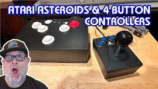 My First Look at the New ATARI Asteroids and ATARI 4-Button Controllers by BD Retro Mods!
