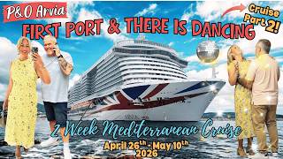 We Danced The Night Away! Cruise Vlog Part 2 | Gibraltar #pandocruises #mediterraneancruise #arvia