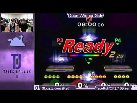 ToJ8 Melee Teams WR3 - Zicore/Slogs (Red) vs ORLY/Capt. Faceroll (Green)