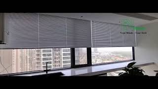 Rèm sáo nhôm trắng tự động #remnhomtudong #remtudong #remsaonhom