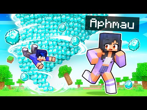 Aphmau - Blessed By A DIAMOND TORNADO In Minecraft!