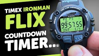 Timex IRONMAN FLIX - How To Set and Operate the COUNTDOWN TIMER
