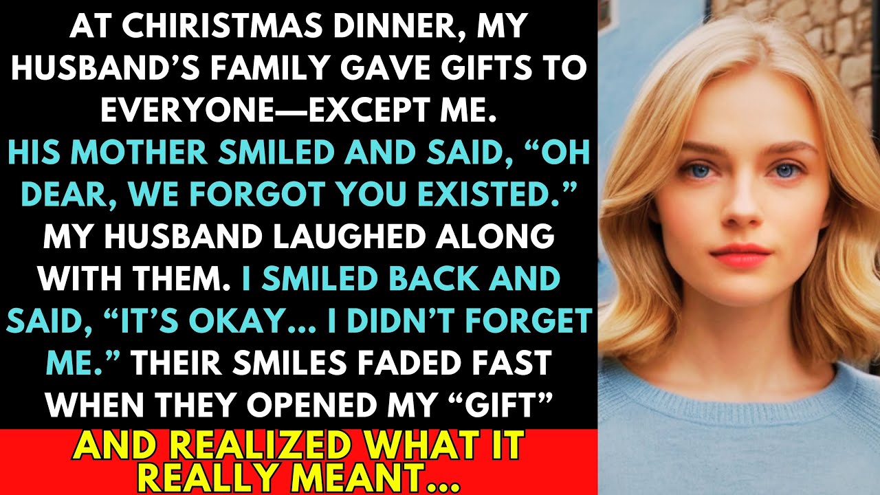 At Christmas Dinner, My Whole Family Handed Out Gifts To Everyone But Me—But Mine Was Much Bigger.