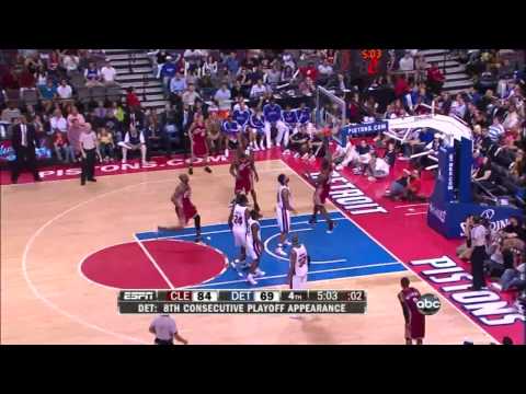 LeBron James 36 Points vs Pistons Game 4 Playoffs 2009! HD! 26.04.2009