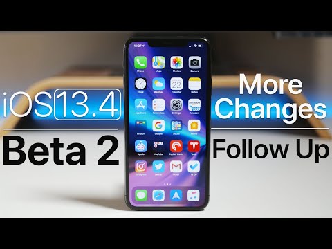 iOS 13.4 Beta 2 - Follow Up and More Changes