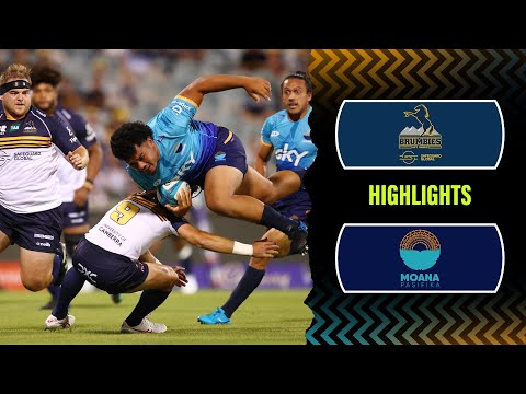 Super Rugby Pacific 2023 | Brumbies v Moana Pasifika | Rd 4 Highlights