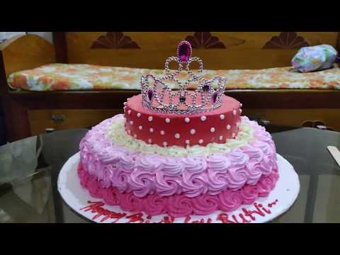 Princess cake for Rutvi's 1st birthday party