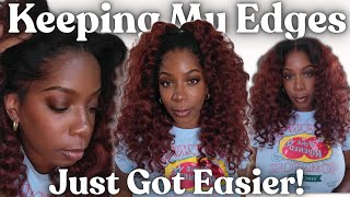 Have no fear, a new LAGOS Wig is here! 360 Hairline NO HEAT Natural Curls Wig Install | OMGHerHair