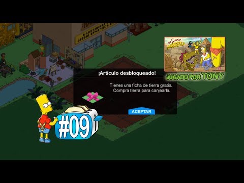 Los Simpson Springfield "Tostadora viajera, Cap. 9 - Ficha de tierra gratis" por Tony