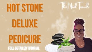 HOT STONE DELUXE SPA PEDICURE | My NEW Coffee Indulgence Pedicure Collection | FULL Tutorial 
