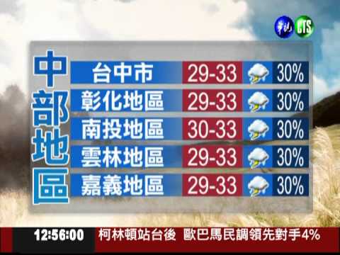 2012.09.10 華視午間氣象 何佩蓁主播