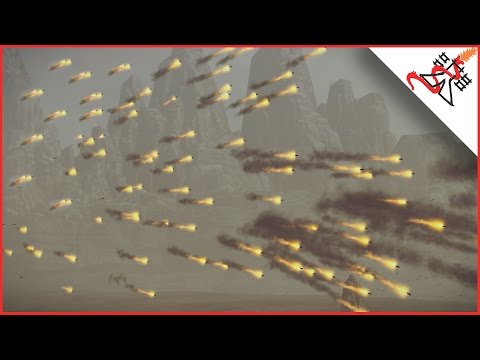 468 HELSTORM ROCKET ARTILLERY vs 4680 SPEARMEN - Total War: WARHAMMER