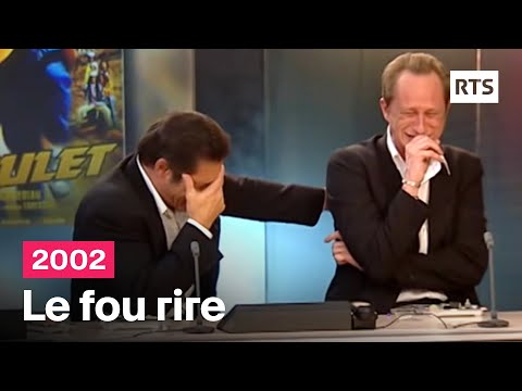 The complete laughing fit of Gérard Lanvin and Benoît Poelvoorde (2002)
