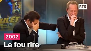 Le fou rire de Gérard Lanvin et Benoît Poelvoorde en intégralité (2002)