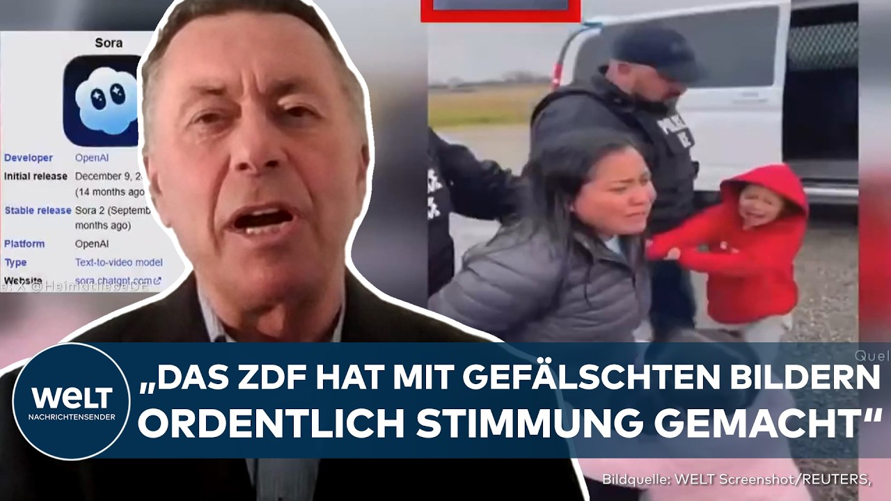 SKANDAL BEIM ZDF! KI-Bildern sollten gegen Trumps Abschiebepolitik und ICE Stimmung machen