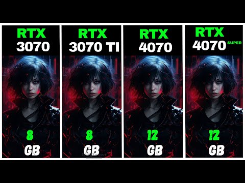 RTX 3070 VS RTX 3070 TI VS RTX 4070 VS RTX 4070 SUPER Test in 20 Games