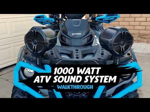 YouTube video about: Can am outlander speakers?