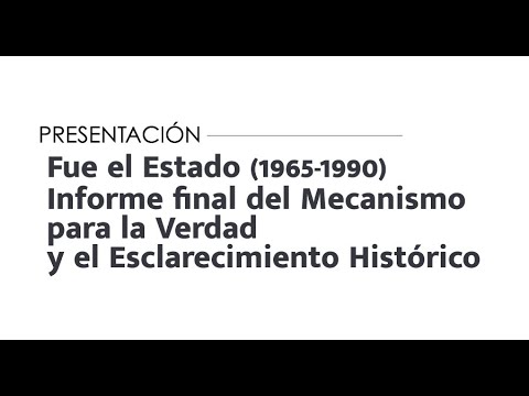 Presentación Fue el Estado (1965-1990)