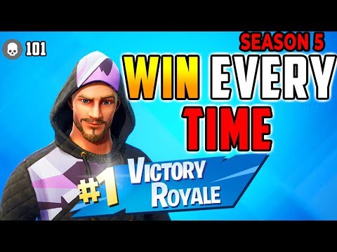 HOW TO WIN EVERY TIME (Season 5) Fortnite Battle Royale Tips - Xbox, PS4, PC